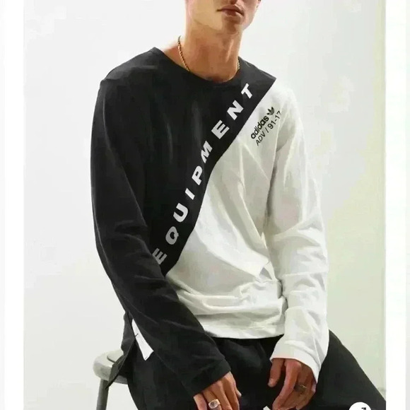 Adidas Burnside Long Sleeve Tee (137) - Picture 1 of 16